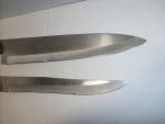 Set of 2 Vintage Japanese Butcher Knives