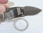 G.Sakai *The Wave* Damascus Keychain Knife