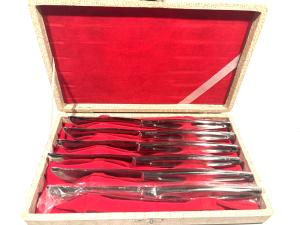 Vintage 1960s Japanese Steak Knives Set of 6