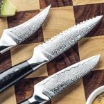 Seido VG-10 Damascus 3-Piece Paring Knife Set