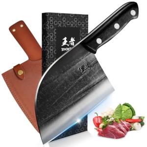 ENOKING 6.7" Serbian Chef Knife with Sheath