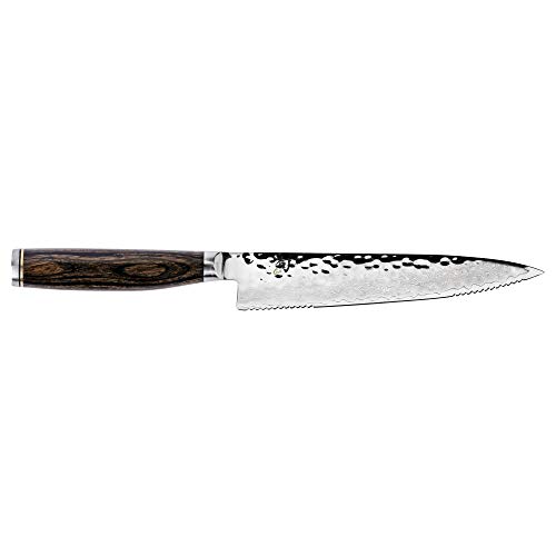 Shun Premier 6.5" Serrated Utility Knife: Precision Japanese