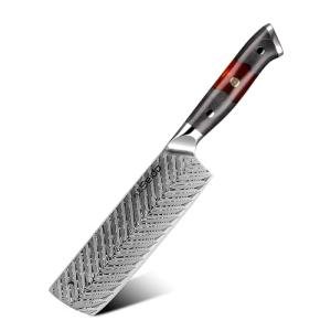 Seido Inferuno 7" Nakiri Knife – 73-Layer Damascus