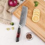 Seido Inferuno 7" Nakiri Knife – 73-Layer Damascus