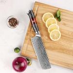 Seido Inferuno 7" Nakiri Knife – 73-Layer Damascus