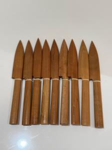 Set of 9 Hand-Forged Japanese Paring Knives