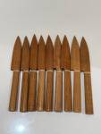 Set of 9 Hand-Forged Japanese Paring Knives