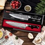 Seido 8" Shujin Gyuto Damascus Knife with G10 Handle