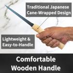 RANSHOU Mini Japanese Ryoba Pull Saw 4-3/4