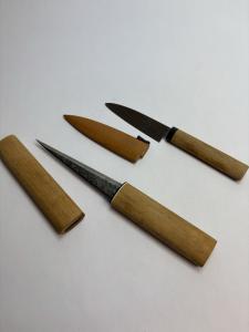 Japanese Knife Set - Vintage Style x2