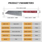 Epokishi 7-Inch Bunka Knife with AUS-10 Steel