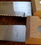 Vintage Japanese Chef's Knife Set with Wood Handles