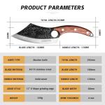 Seido Knives Hakai Chef Cleaver with Rosewood Handle