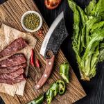 Seido Knives Hakai Chef Cleaver with Rosewood Handle