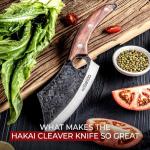 Seido Knives Hakai Chef Cleaver with Rosewood Handle