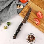 Seido Kurogane 5" Petty Knife - VG-10 Damascus