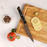 Seido Kurogane 5" Petty Knife - VG-10 Damascus