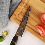 Seido Kurogane 5" Petty Knife - VG-10 Damascus