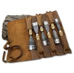 Hand Forged Damascus Steel Chisel Set - 10 Pieces