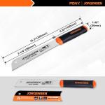 JORGENSEN 7.25" Japanese Pull Saw with Soft Grip