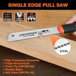 JORGENSEN 7.25" Japanese Pull Saw with Soft Grip