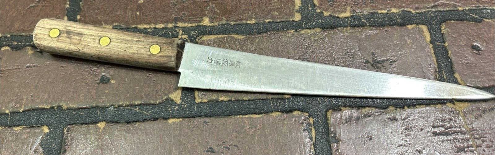 Tsukahara Minamoto Kenryoku Carbon Steel Knife
