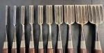 10-Piece Japanese Hand-Forged Bench Chisel Set