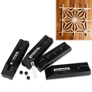 4-Piece Japanese Kumiko Joinery Jig Set