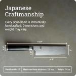 Handcrafted Shun Classic Nakiri Knife, Perfect Japanese Kitchen Tool