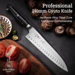 KAWAHIRO 8.27-Inch Japanese Chef Knife - High Carbon Steel