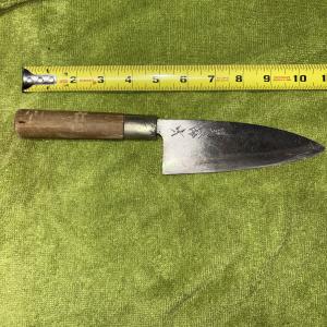 Vintage Japanese Santoku Chef Knife - 5.75" Blade
