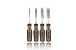 High-Carbon Steel Wood Chisel Set - 4 Pieces