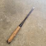 Japanese Woodworking Push Chisel, Offset 3/8