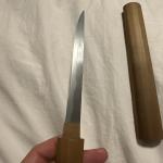 Shigehisa Takehana Tamahagane Japanese Sword Knife