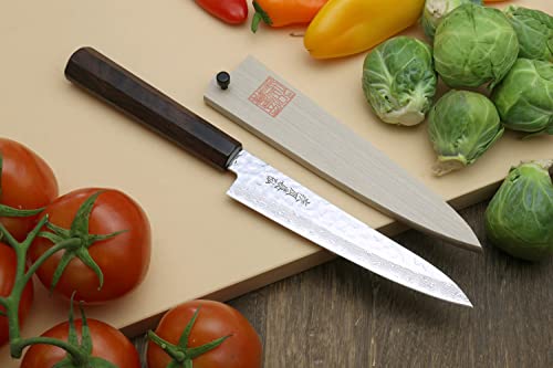 Yoshihiro VG-10 Hammered Damascus Petty Knife (6")