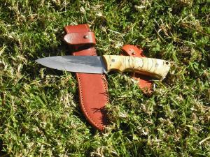 Zubeng Tamahagane 9" Unique Hunter Knife