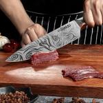 Seido Knives Tengoku Green 8-Piece Chef Set