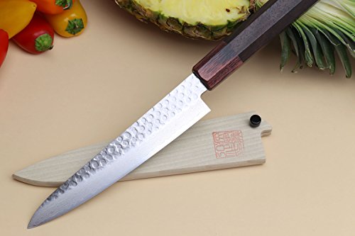 Yoshihiro VG-10 Hammered Damascus Petty Knife (6")