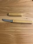 Japanese Stainless Steel Knife with Wooden Handle