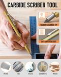 Precision Carpenter Pencil Set with Sharpener & Tools