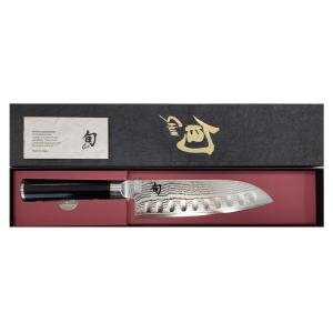 Shun 7" Hollow Ground Santoku Knife DM-0718