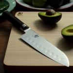 Shun 7" Hollow Ground Santoku Knife DM-0718