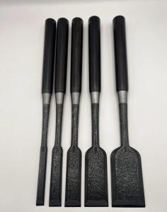 Japanese Damascus Steel Chisel Set - 5 Pieces