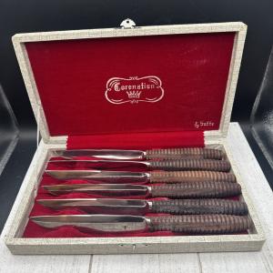 Soffe Coronation Vintage Set of 6 Japanese Knives