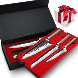 Huusk 6-Piece Handmade Japanese Chef Knife Set
