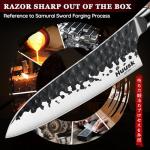 Huusk 6-Piece Handmade Japanese Chef Knife Set