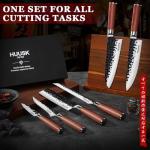 Huusk 6-Piece Handmade Japanese Chef Knife Set