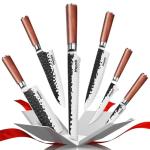 Huusk 6-Piece Handmade Japanese Chef Knife Set