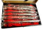 70s Japanese Stainless Steel Knife Set - 6 Pieces