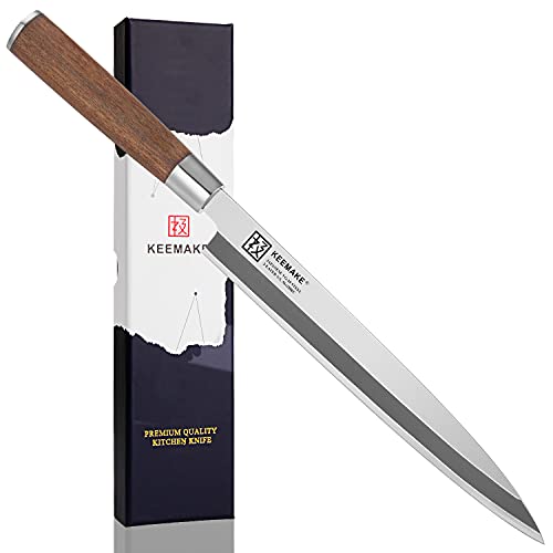 Keemake Yanagiba Knife: 9.5 inch Japanese Precision